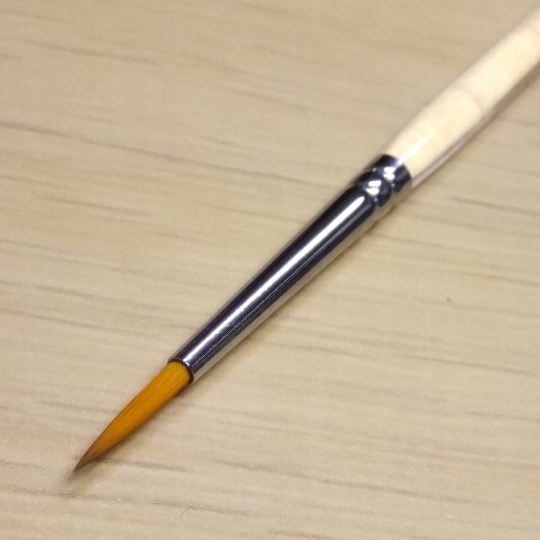 Pędzel okrągły cienki synt. GrimMaster Leris #3 Stan opakowania oryginalne