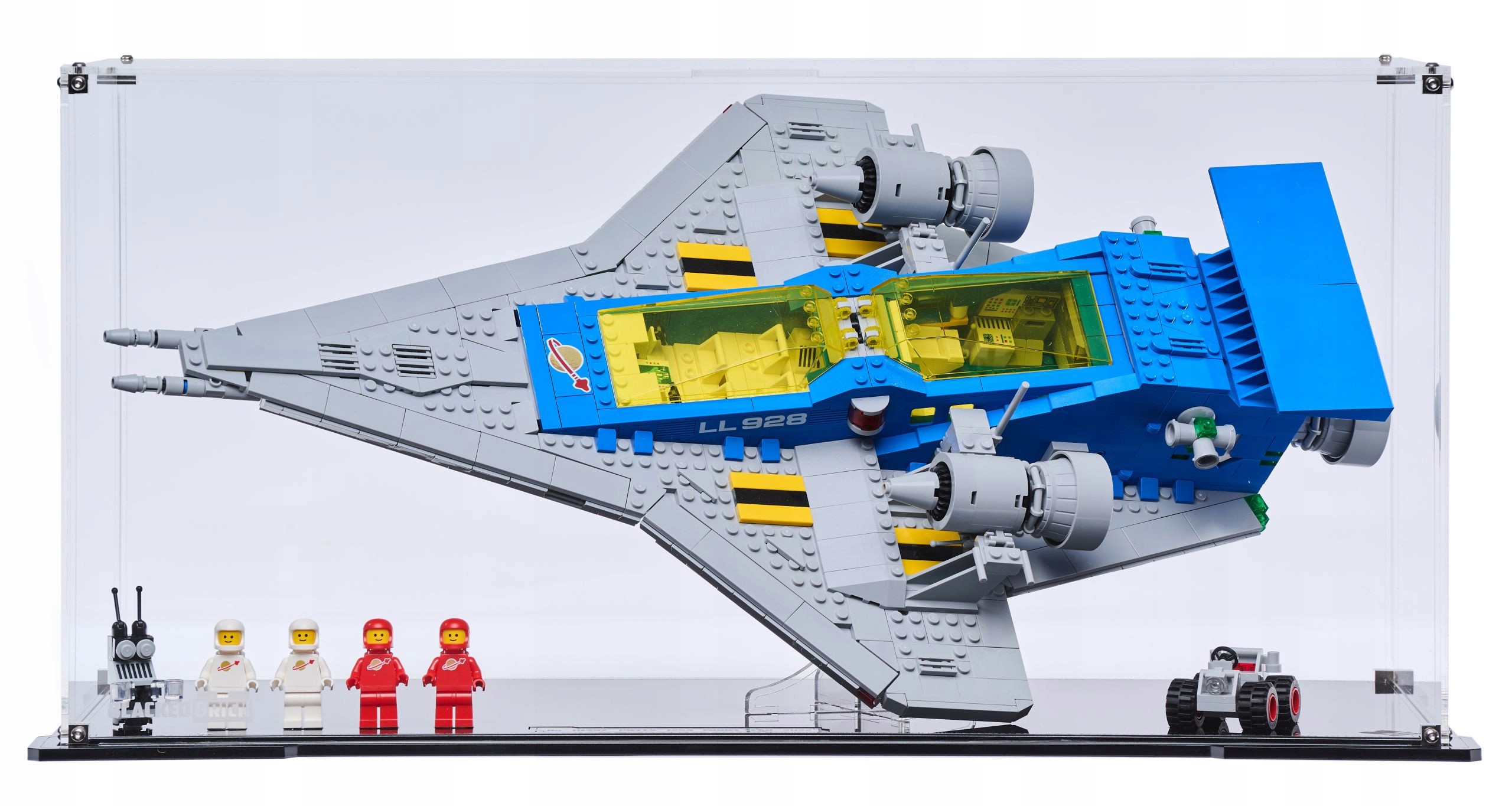 Vitrína Blacked Brick pre Lego 10497 Icons – Galaktický objaviteľ