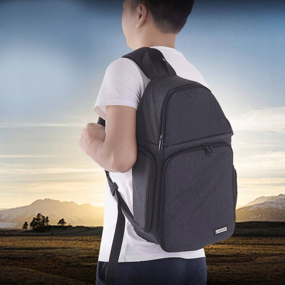 PLECAK CADEN D15 NA APARAT FOTOGRAFICZNY KAMERĘ NIKON CANON SONY LAPTOP Model D15