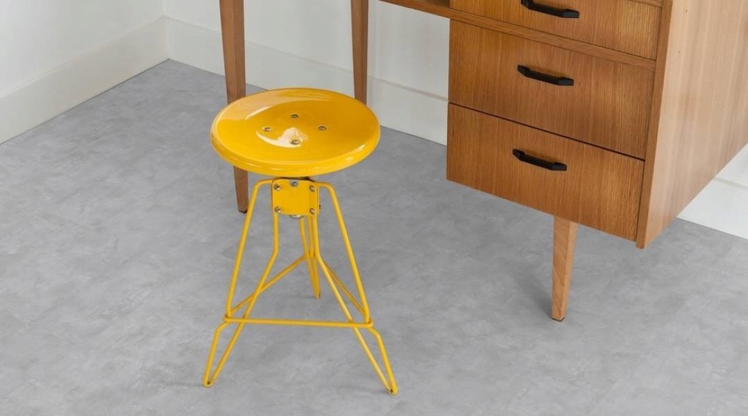 Samoprzylepne Płytki Ścienne LVT PCV Beton Szary