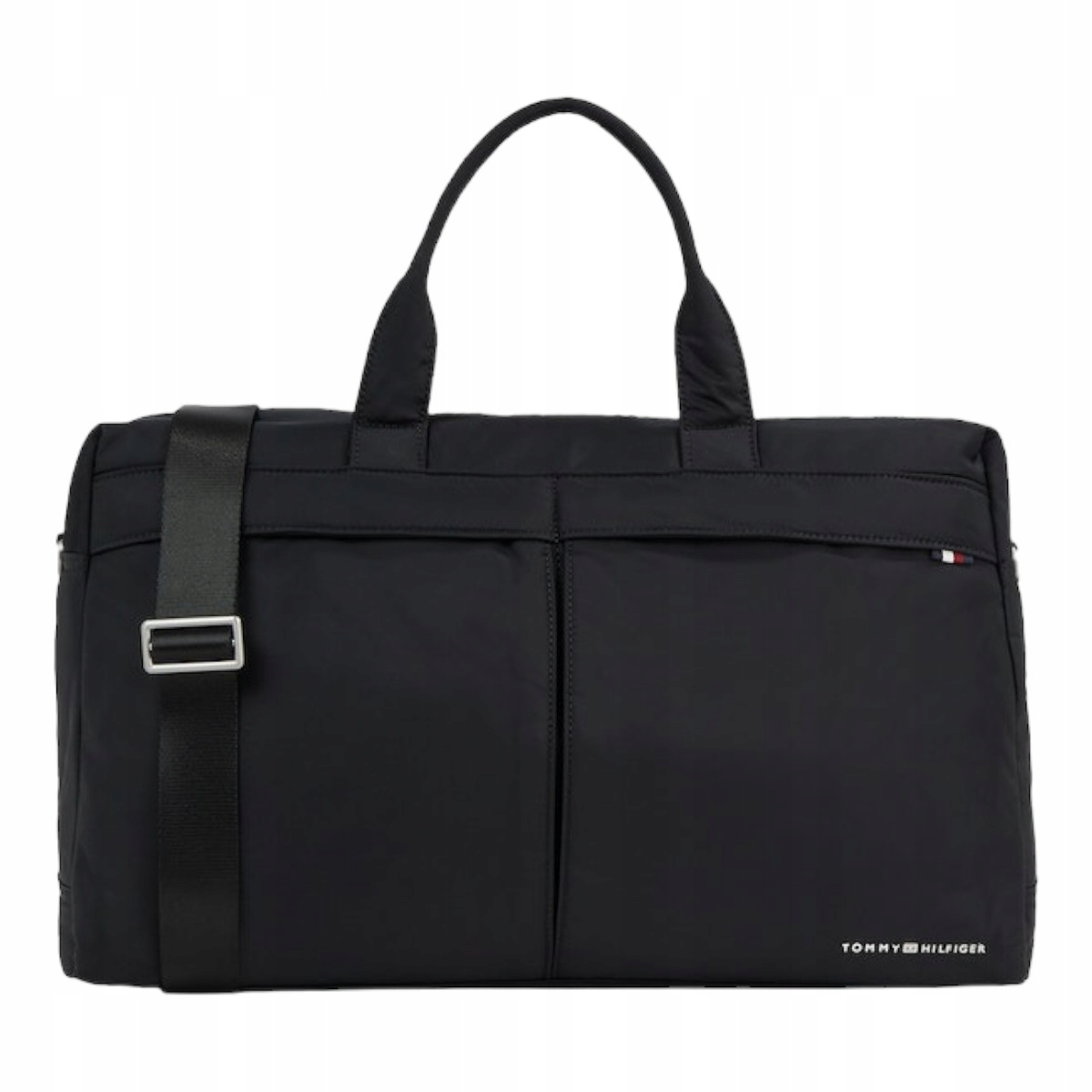 Tommy Hilfiger Velká Taška Th Signature Duffle Černá