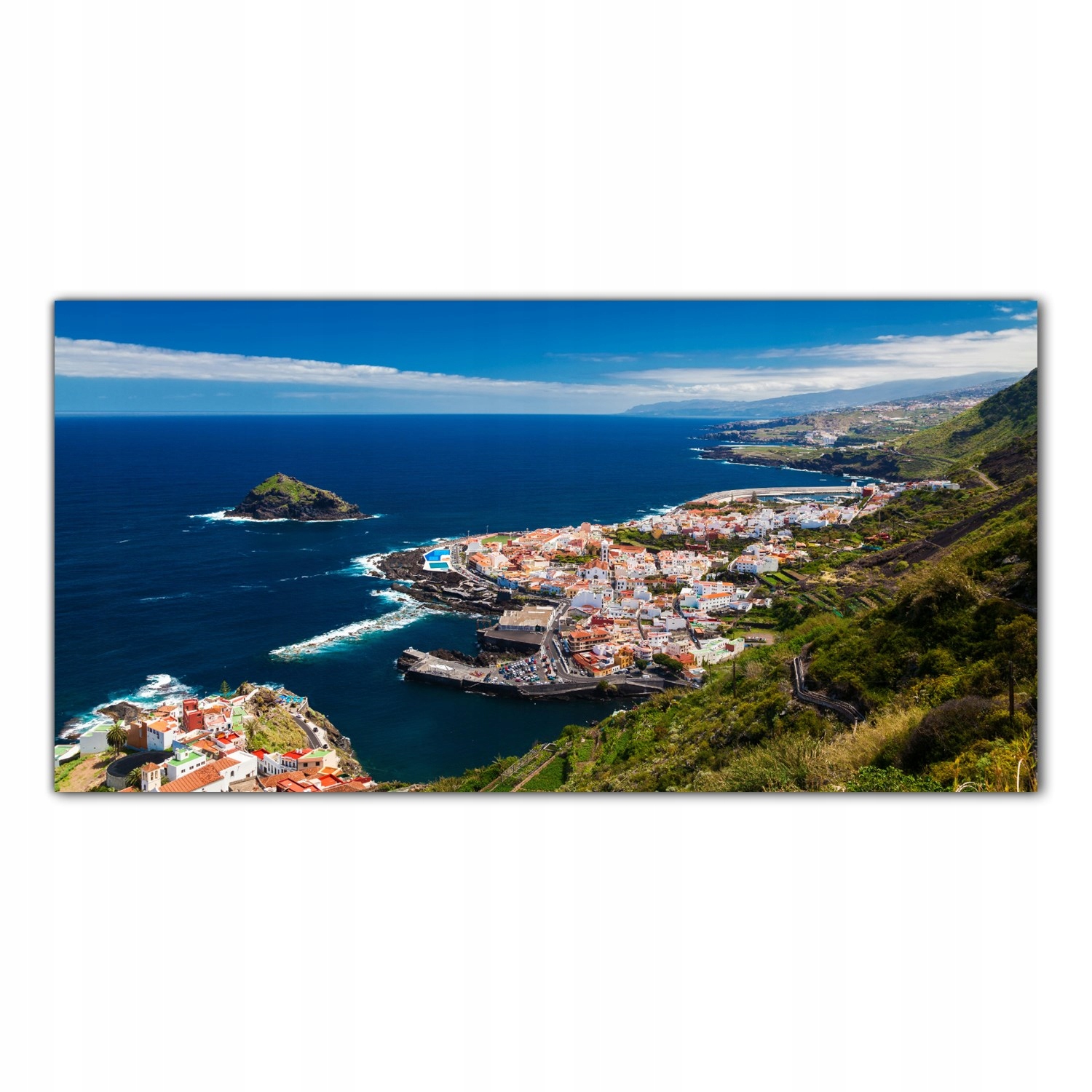 

Obraz na szkle Foto Miasto Morze Wybrzeże 100x50