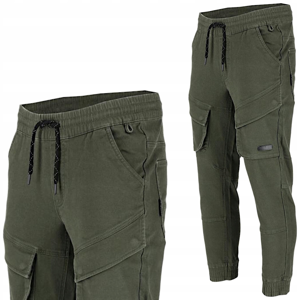 Lahti Pro Spodnie robocze joggery zielone L40537 roz. 2XL