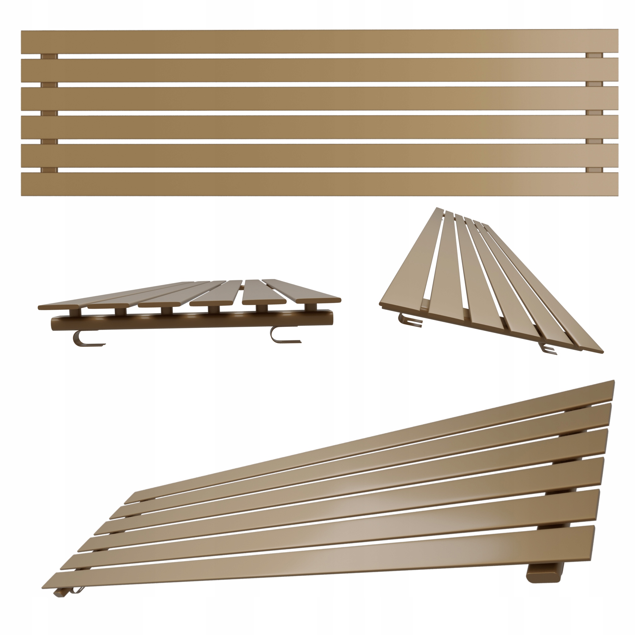 Horizontální pokojový radiátor Belloslim 45x100 antik