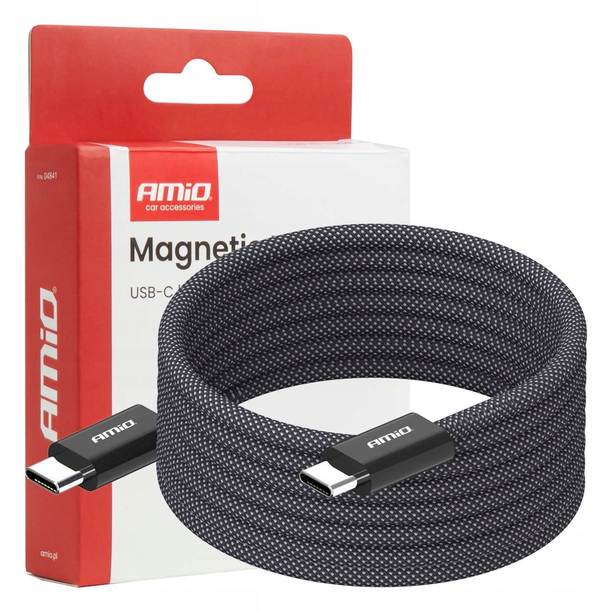 Kabel Usb magnetyczny Usb-c 60W 200cm AMIO-04841