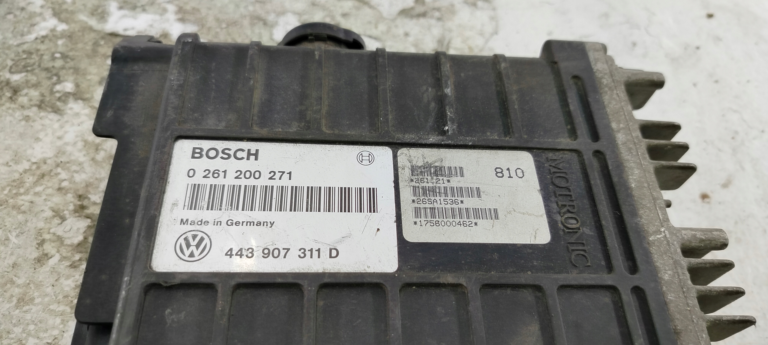 computer Motore VW PASSAT B3 443907311D 0261200271