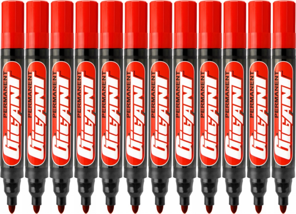 

Marker permanentny Kamet Gigant czerwony x12