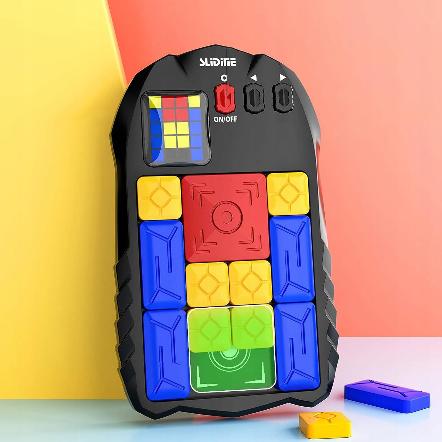 PUZZLE GIIKER SUPER SLIDE KONSOLA DO GIER UKŁADANKA LED LOGICZNA PREZENT Model HUARONGDAO