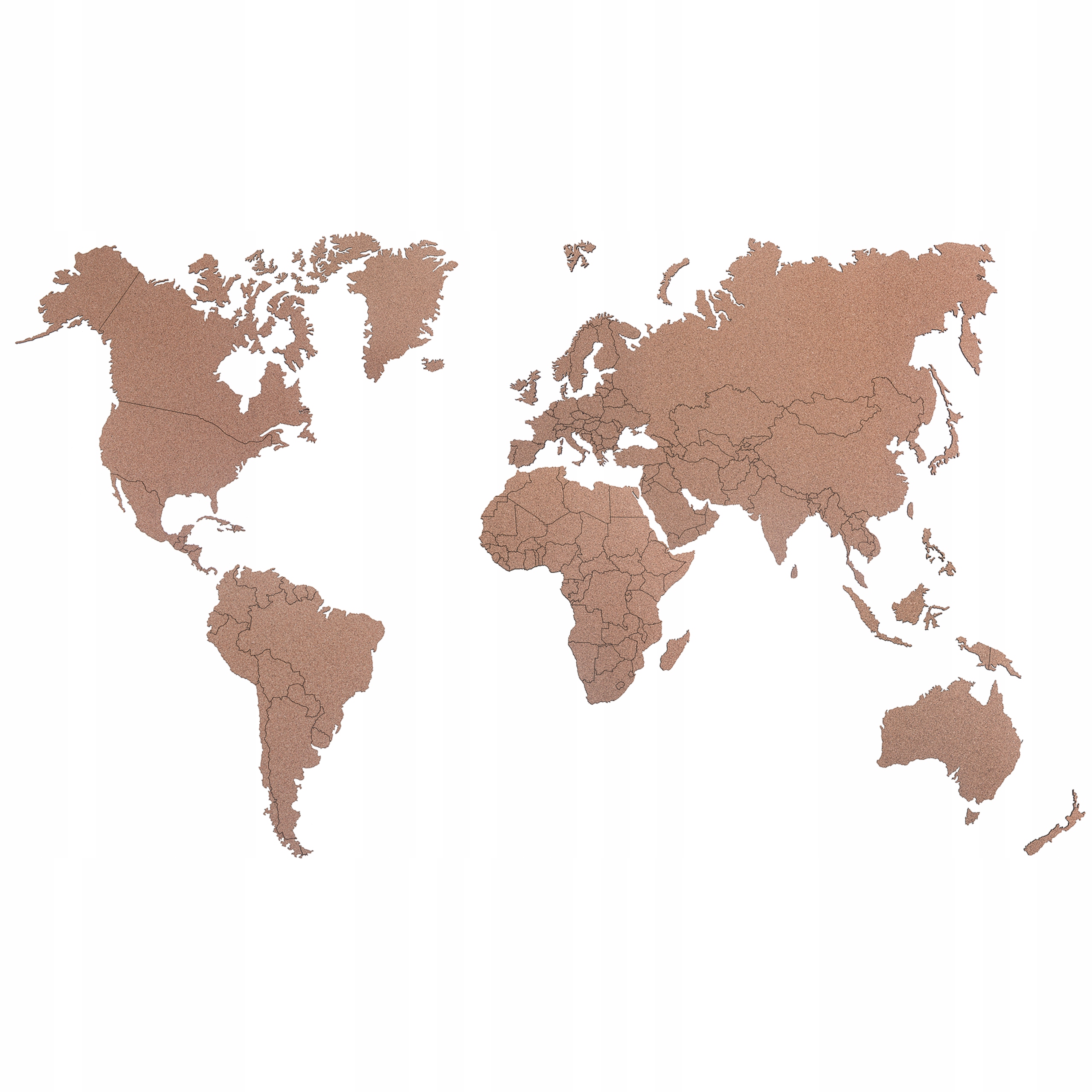 

Mapa Świata Korkowa Korek Samoprzylepny Na Ścianę