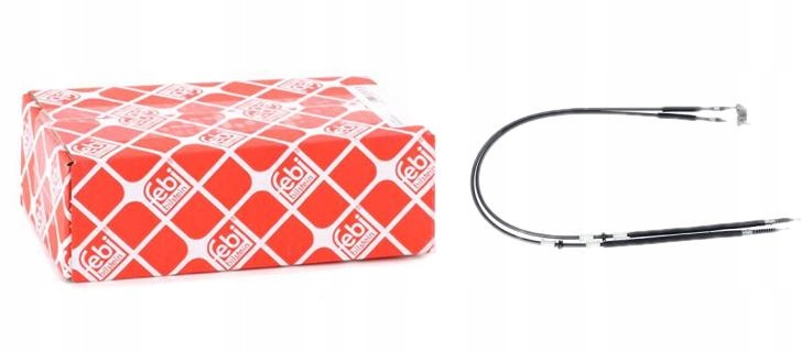 109236 - ТРОС РУЧНОГО ГАЛЬМА OPEL ZAFIRA 03-05 ЗАДНІЙ