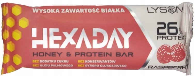 Baton proteinowy HEXADAY MALINOWY 45g