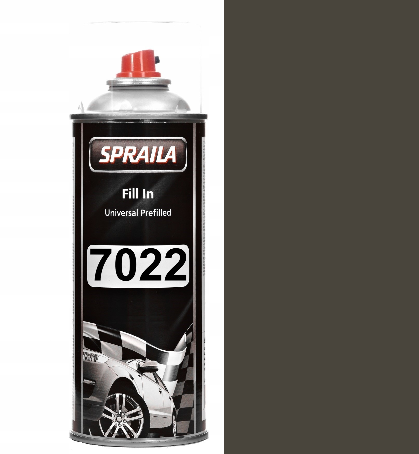 

Ral 7022 Półpołysk 41-70% Winylo Akryl Spray 400ML