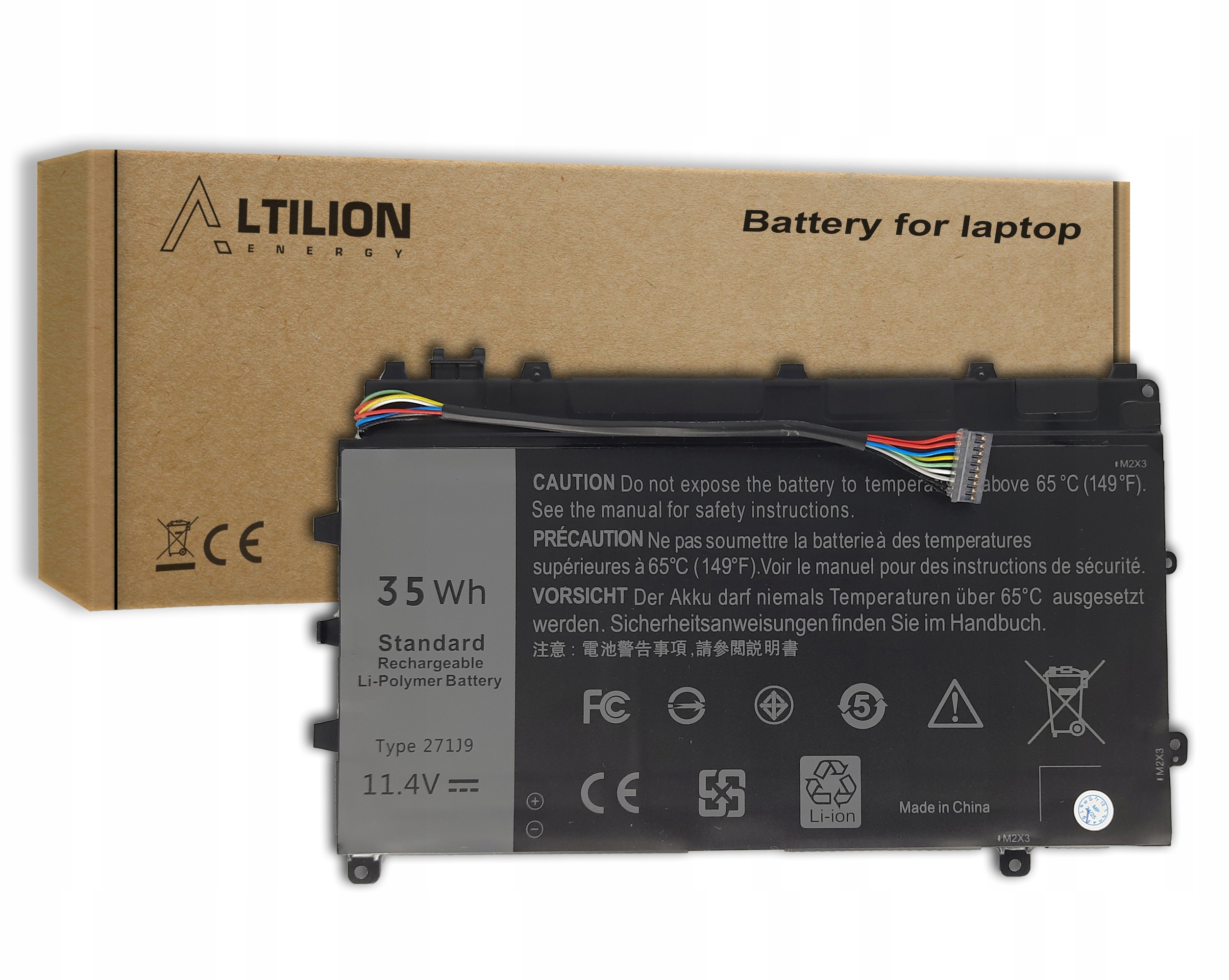 Batéria 271J9 GWV47 pre Dell Latitude 13 7000 7350