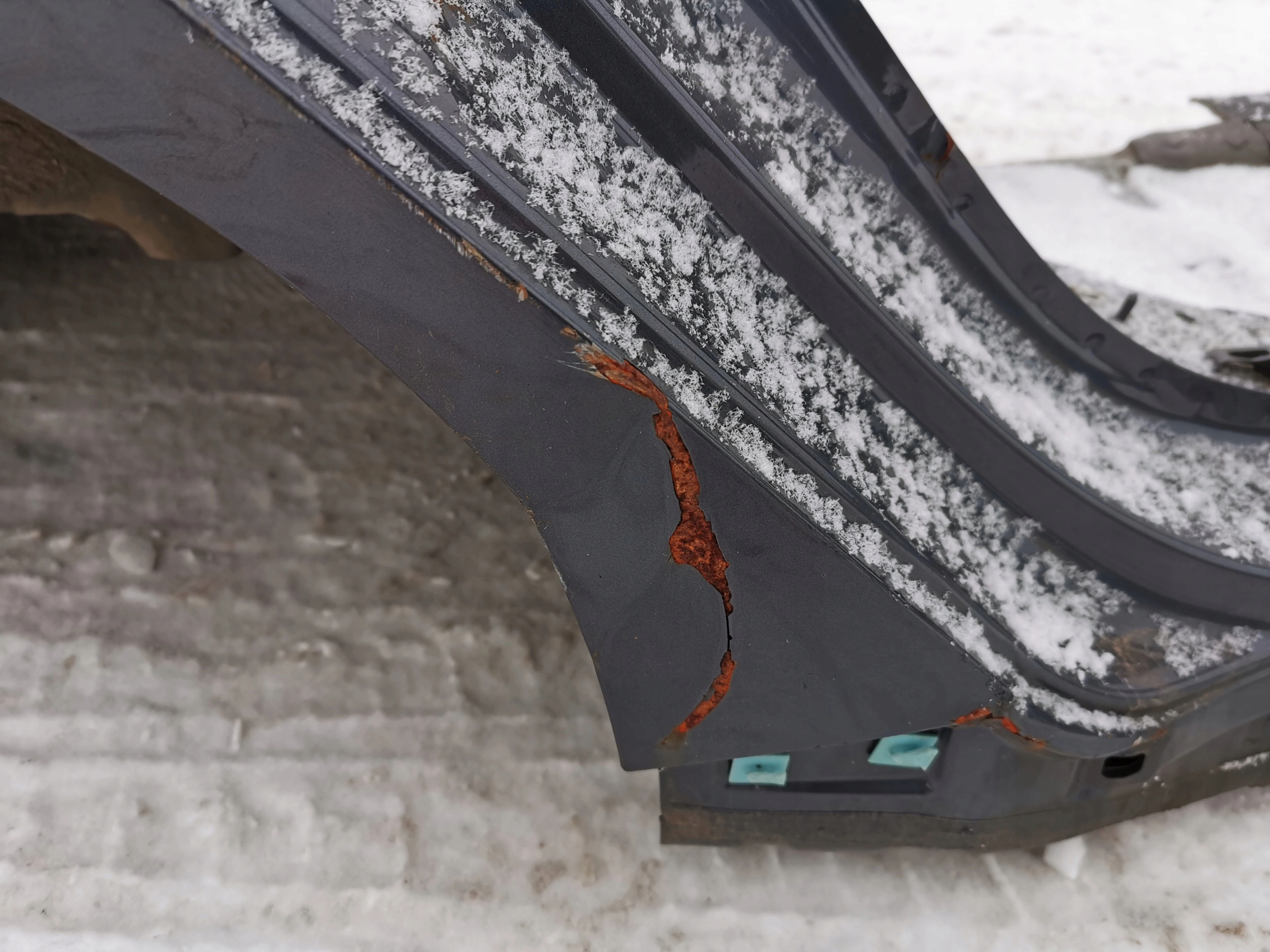 HYUNDAI IONIQ ĆWIARTKA BŁOTNIK TYŁ PRAWA PRÓG Kolor szary