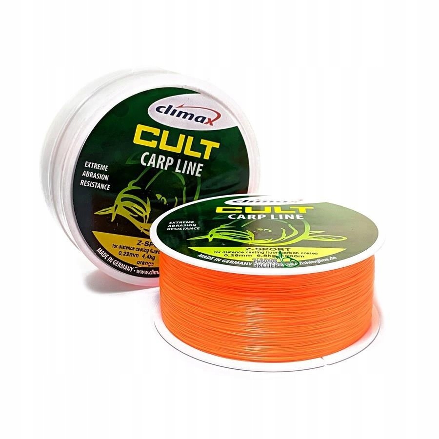 Climax Żyłka Cult Carp Sport 0,28mm 1000m 6,8kg Fluo Orange