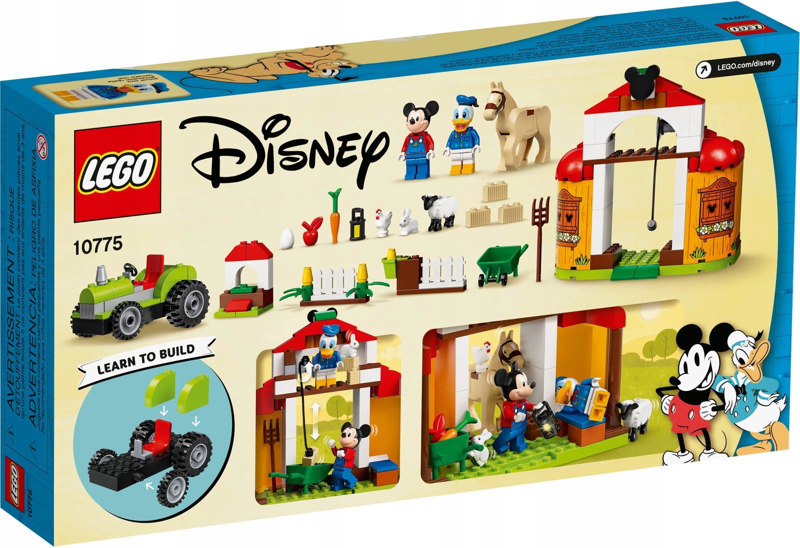 10775 LEGO Disney Farma Mikiego i Donalda EAN (GTIN) 5702016913156