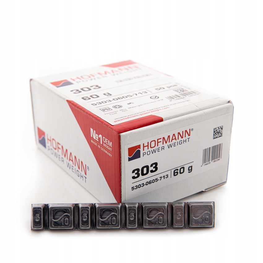 

Ciężarki Klejone Standard 60g TYP303 Hofmann