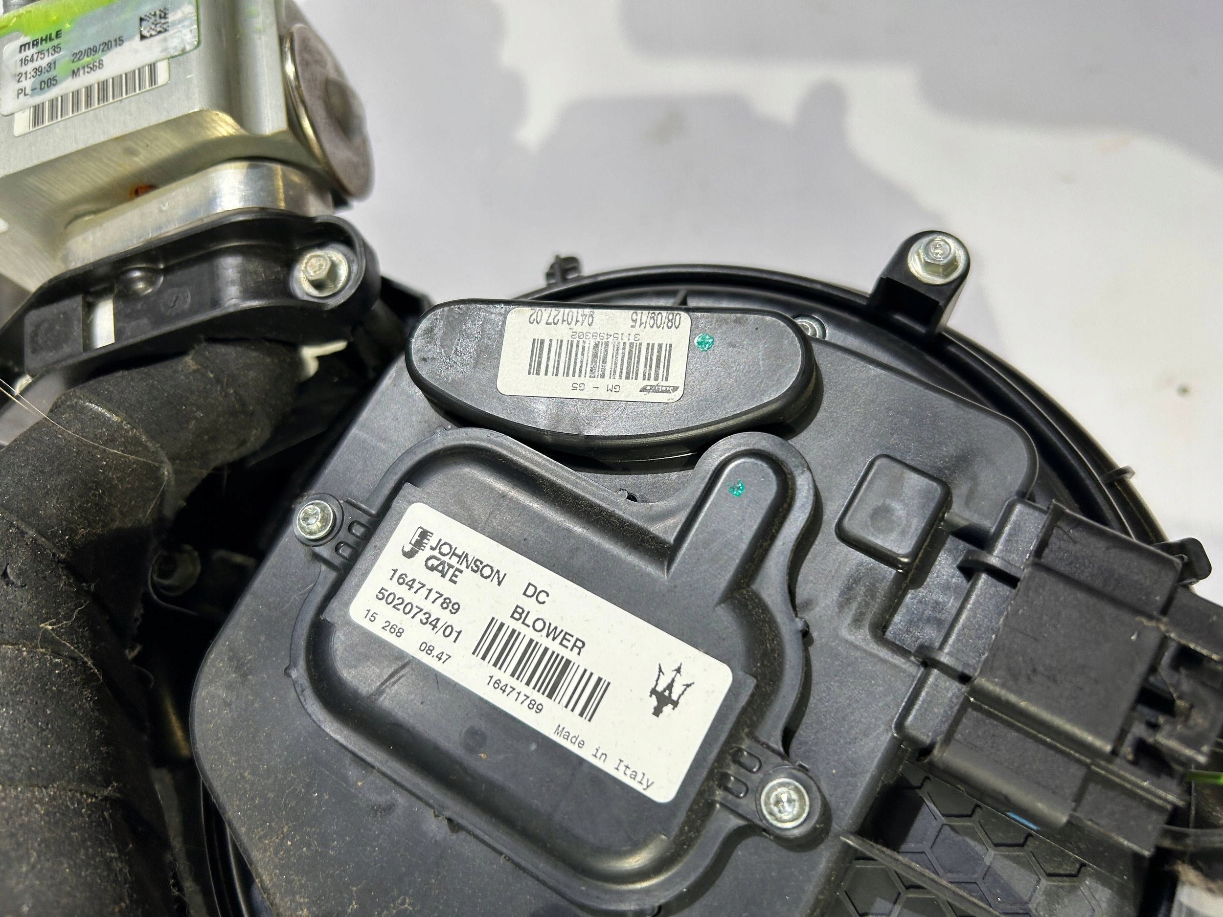 heater rear part rear Maserati Quattroporte 2013