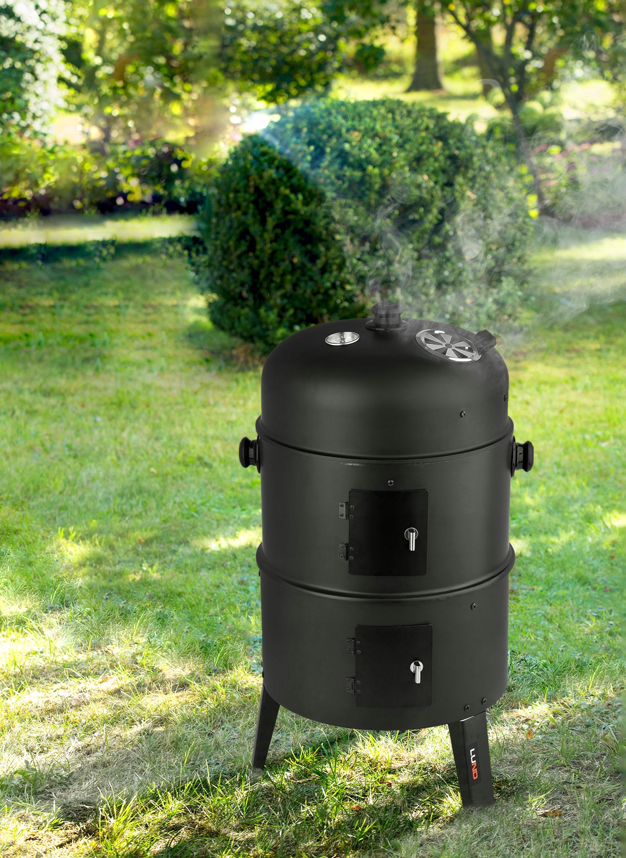 DŪMŲ ANGLIŲ GRILĖLIS 2in1 GARDEN SMOKER LUND Gamintojo kodas Lund 99633