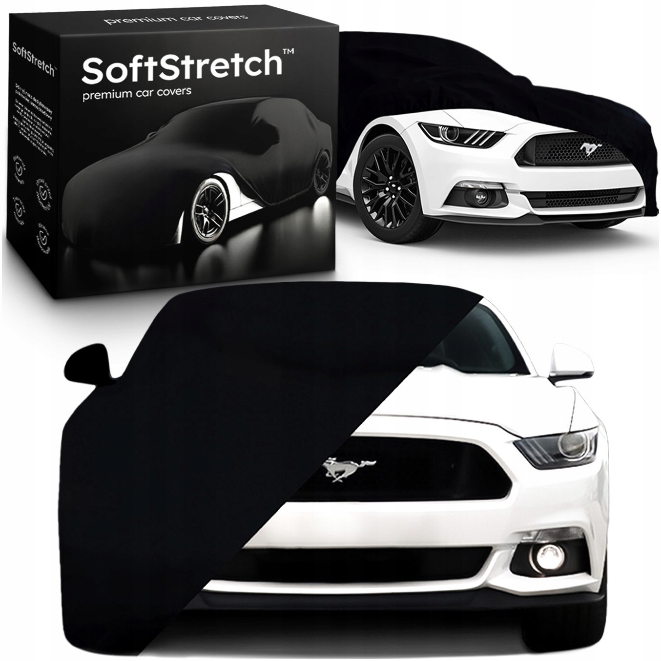 Elastický potah na auto SoftStretch Premium pro Ford Mustang Gt