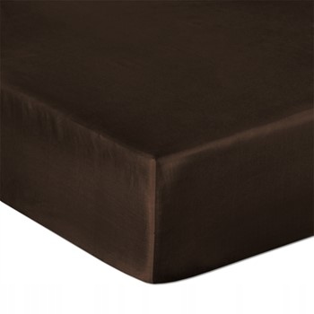 

Prześcieradło Satynowe 90x200 z gumką brąz