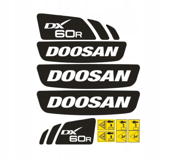 Samolepky samolepka Doosan DX60R