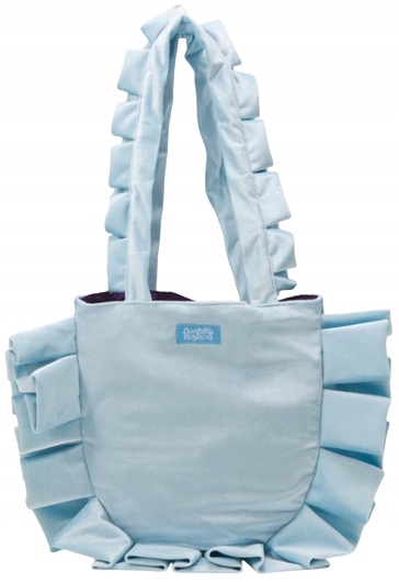 Dominika Kozáková Flower Bag Světle modrá kabelka