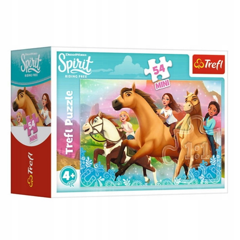 

Puzzle Trefl Mini 54 Elementy Duch Wolności Spirit