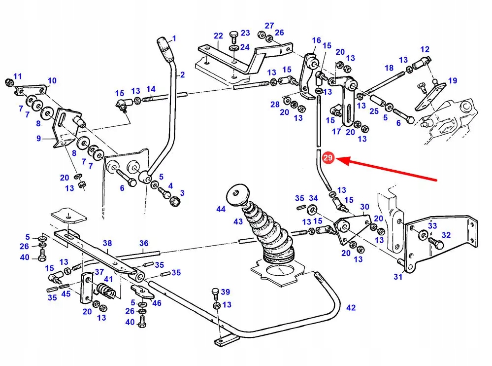 294200020020 Drążek metalowy Numer katalogowy części FC294200020020
