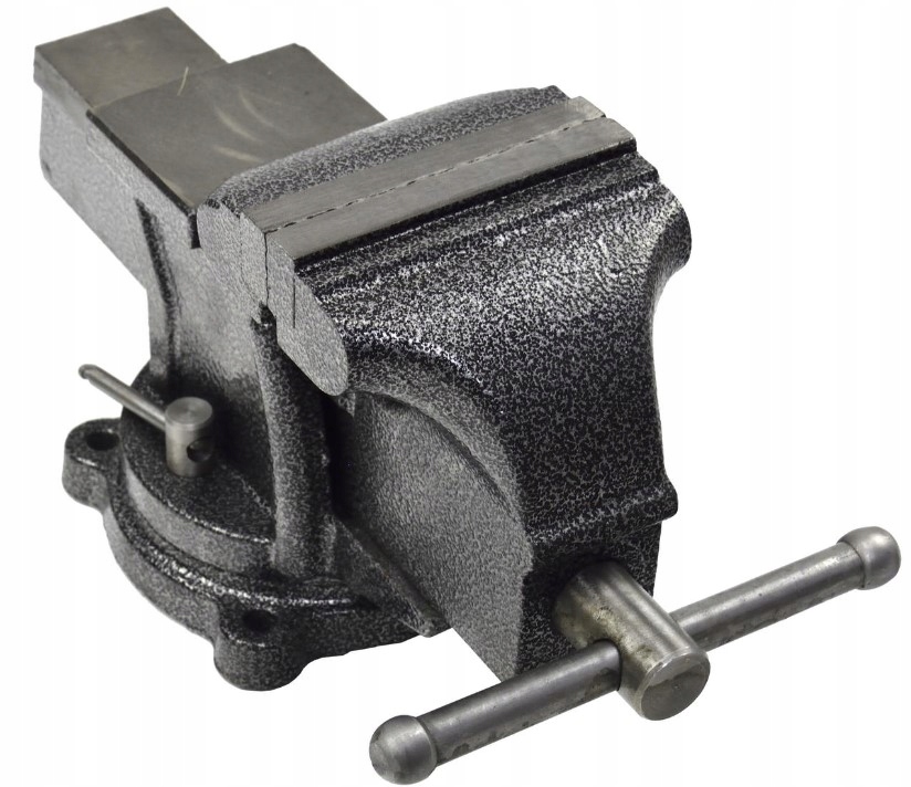 IMADŁO ŚLUSARSKIE OBROTOWE 360° ŚCISK Z KOWADŁEM STOŁOWE 100 mm ŻELIWNE Marka Geko