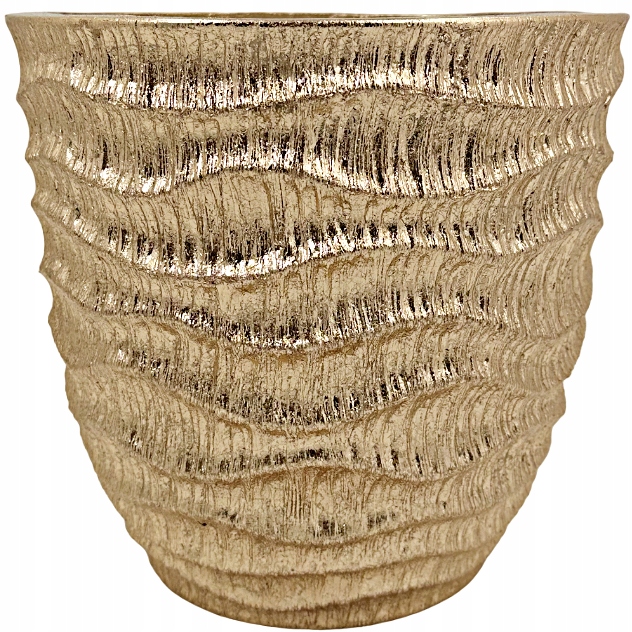 OSŁONKA DONICA 27 CM GOLD DONICZKA 2020-19-S