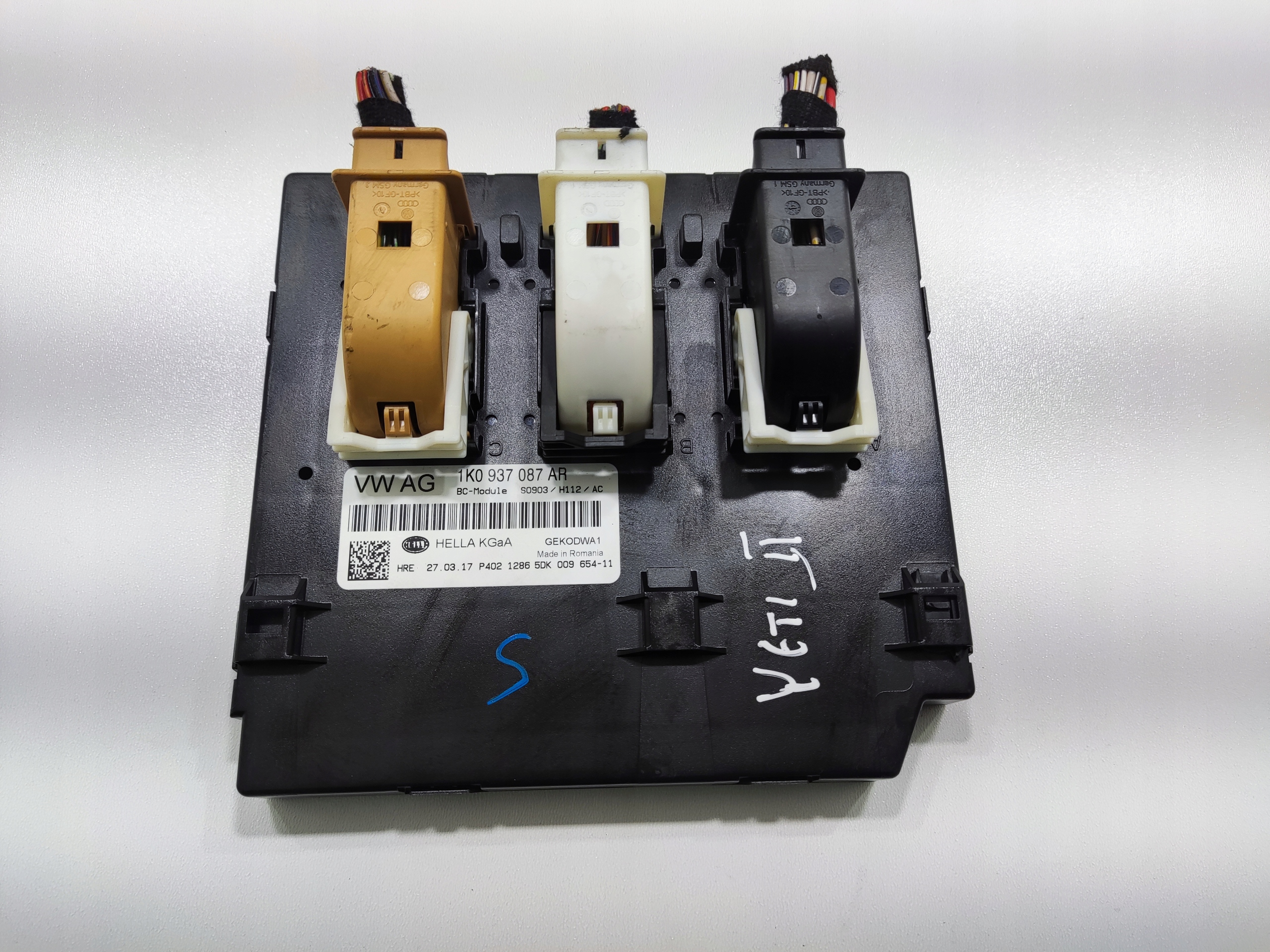 module control unit KOMFORTU SKODA YETI 5L 1K0937087AR 2012-17 LIFT