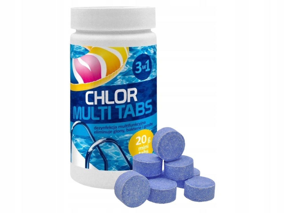 

Chlor Tabletki Multi 20g Chemia Basenowa 1kg Gamix