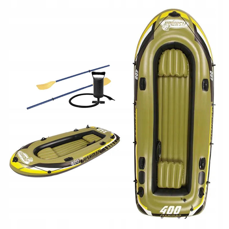 Raft Rybářský 5-osý FISHMAN400 Loď Pádla 280 cm