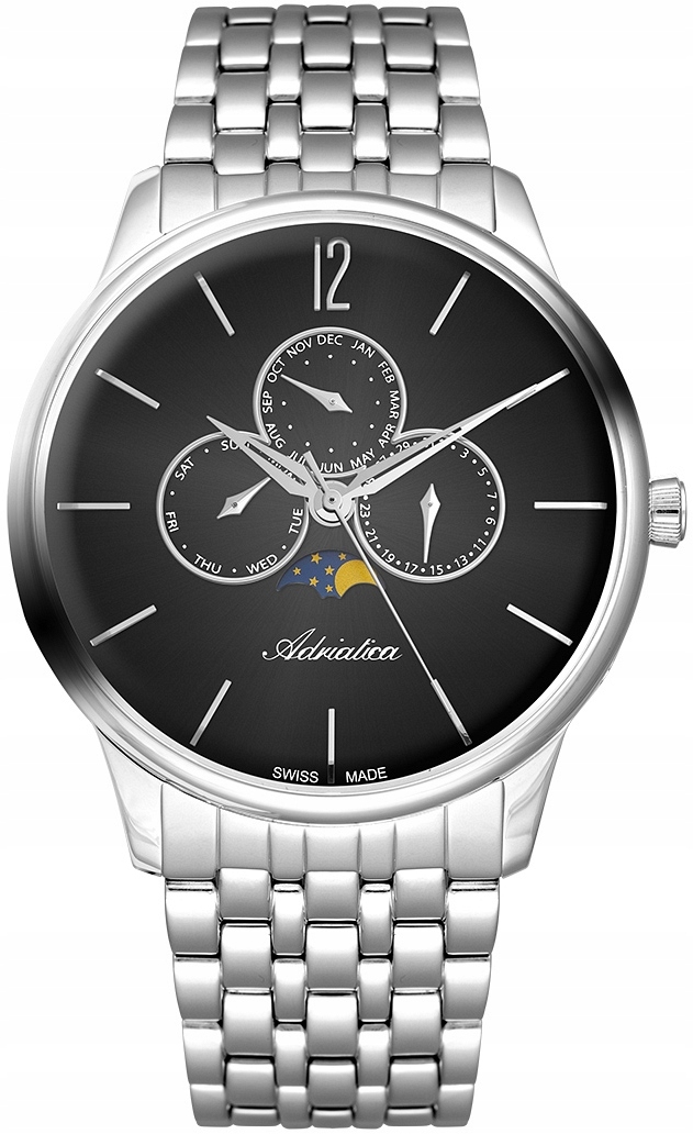 Pánské hodinky Adriatica Moon Phase