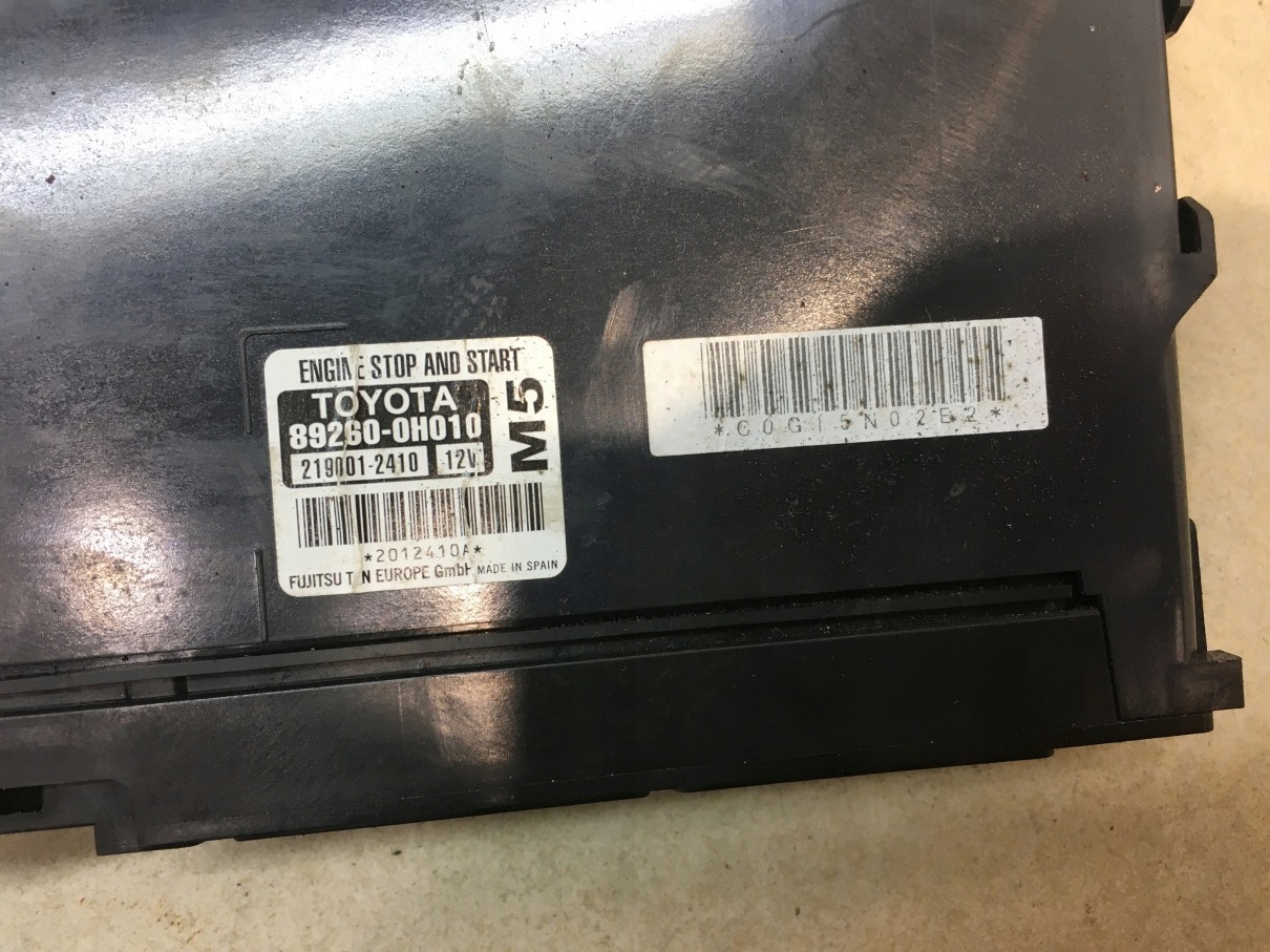 modulo START STOP TOYOTA AYGO II 89260-0H010