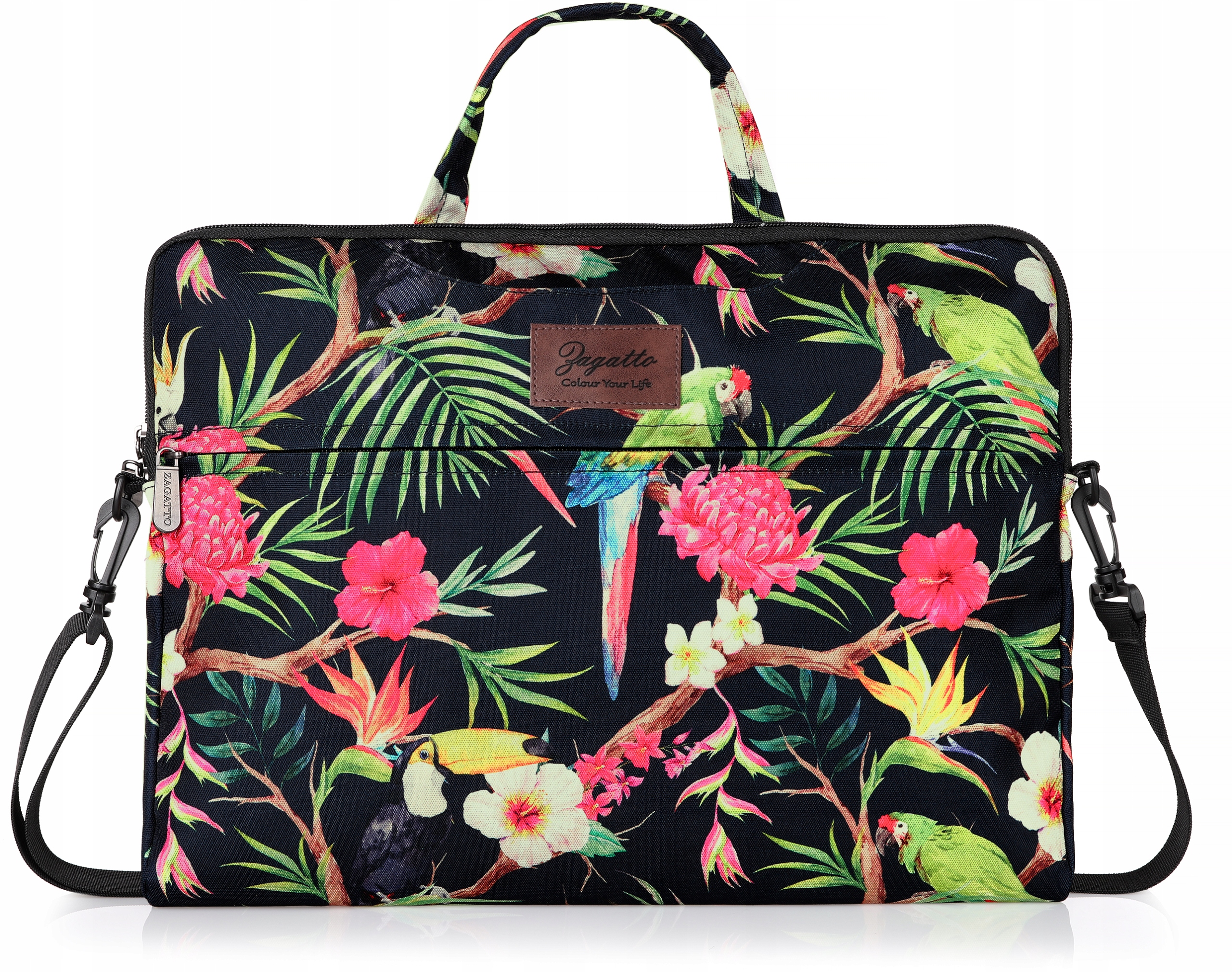 

Damska torba na laptopa 15,6 kwiaty na ramię lekka