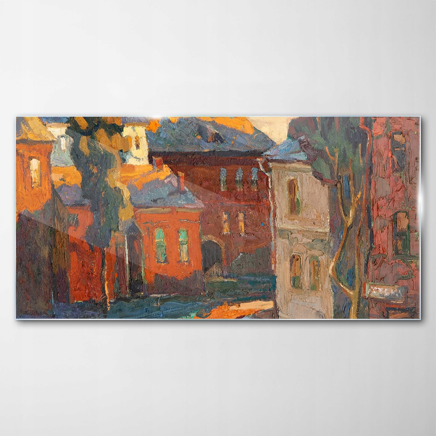 Sklenený obraz Dekor Krajina Architektúra 140x70