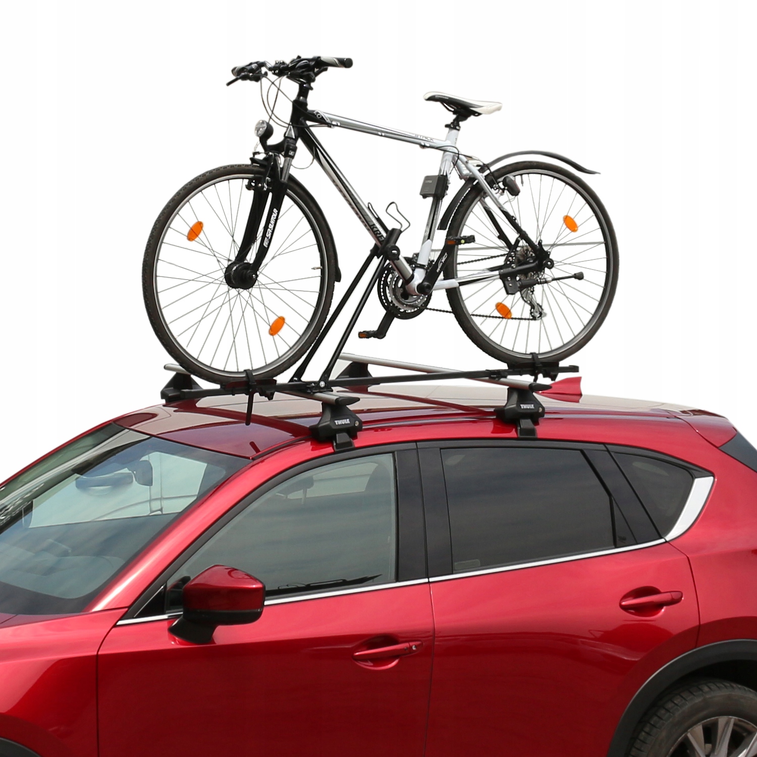 MOCNY UCHWYT ROWEROWY BAGAŻNIK NA DACH ROWER AMOS EAN (GTIN) 5903714090501