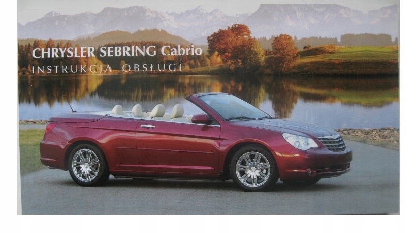 CHRYSLER SEBRING Cabrio 2006-2010 руководство по эксплуатации