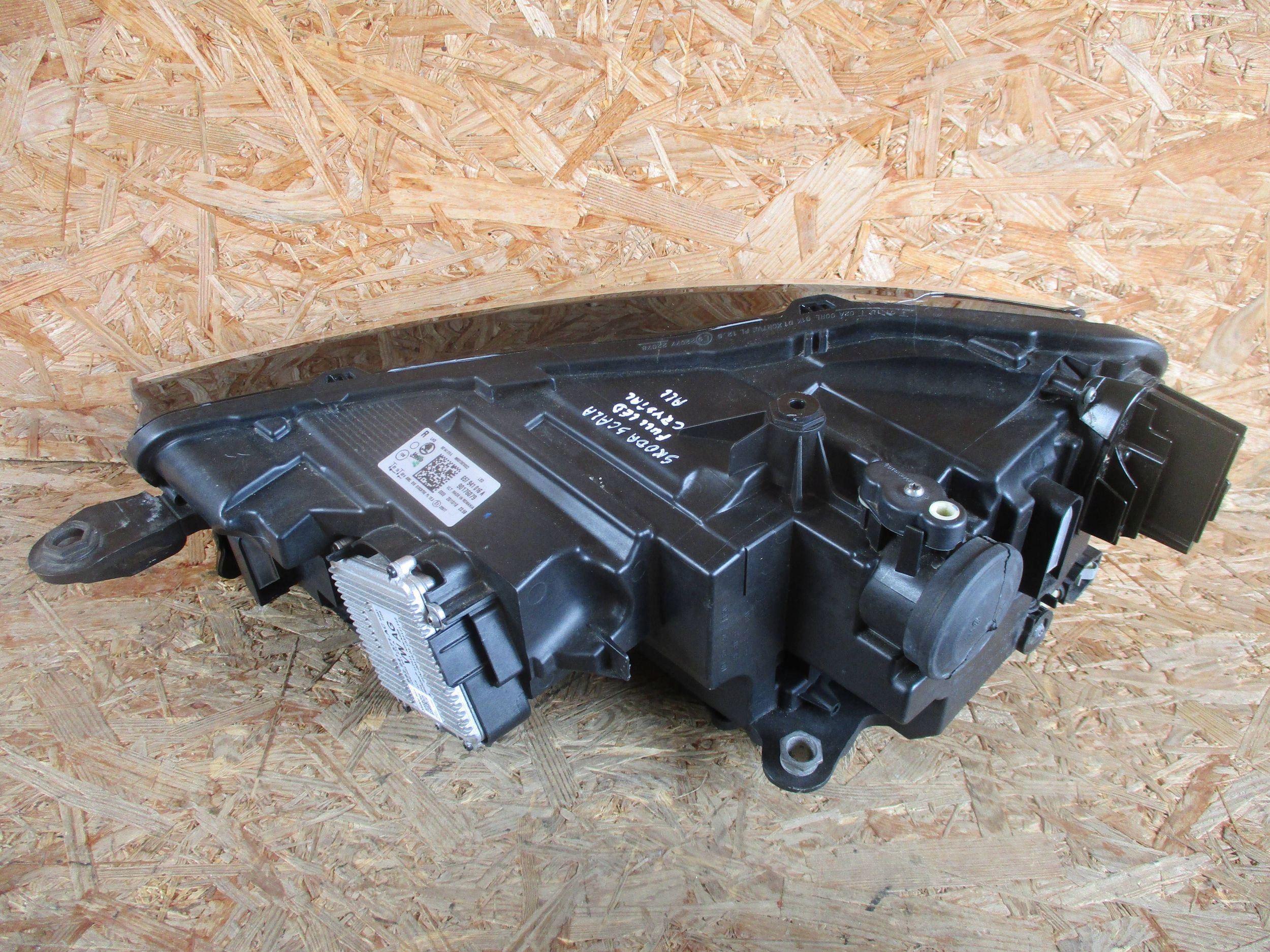 light front front right SKODA SCALA FULL LED CRYSTAL