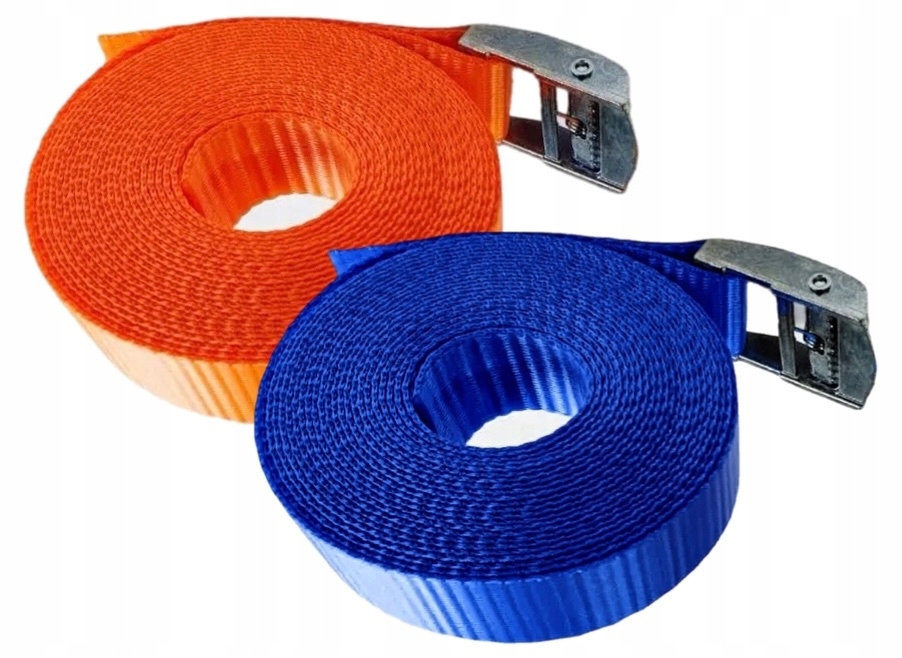 Pas Mocujący Transportowy 25 mm x 3,5 m Z Klamrą Zaciskową