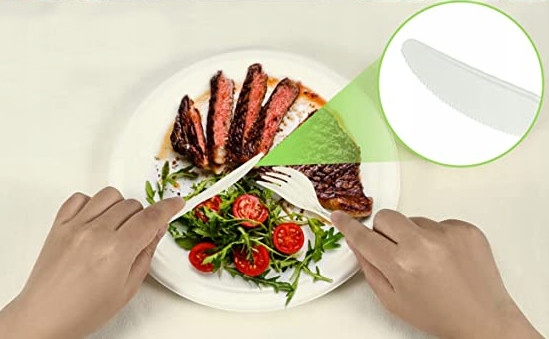 NOŻE NACZYNIA JEDNORAZOWE PLASTIKOWE GRUBE 100SZT Marka Montip