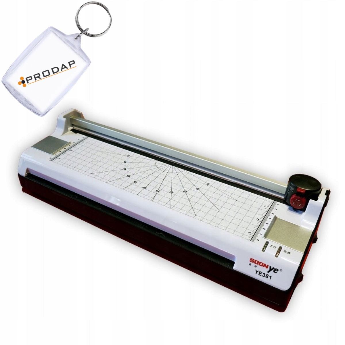 LAMINARKA A4 Z TERMOMETREM LAMINATOR BIUROWY METALOWY DO DOKUMENTÓW