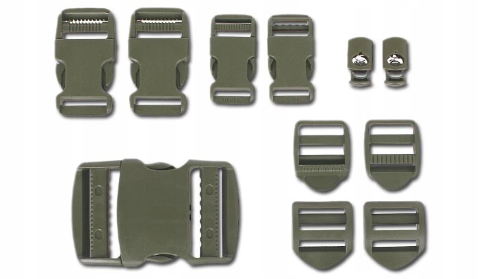 

Zestaw klamer 101 Inc. Green Od 11 szt.