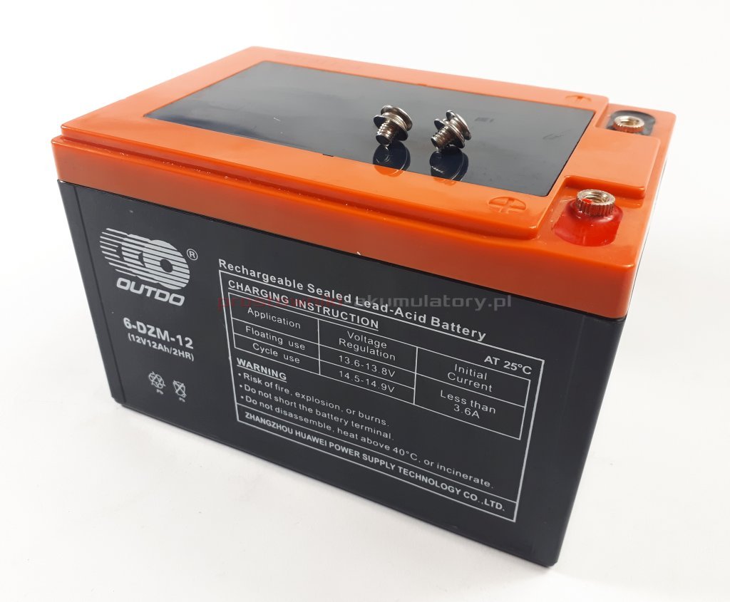 

Akumulator 6-DZM-12 12V 15Ah zestaw 4x12V 48V