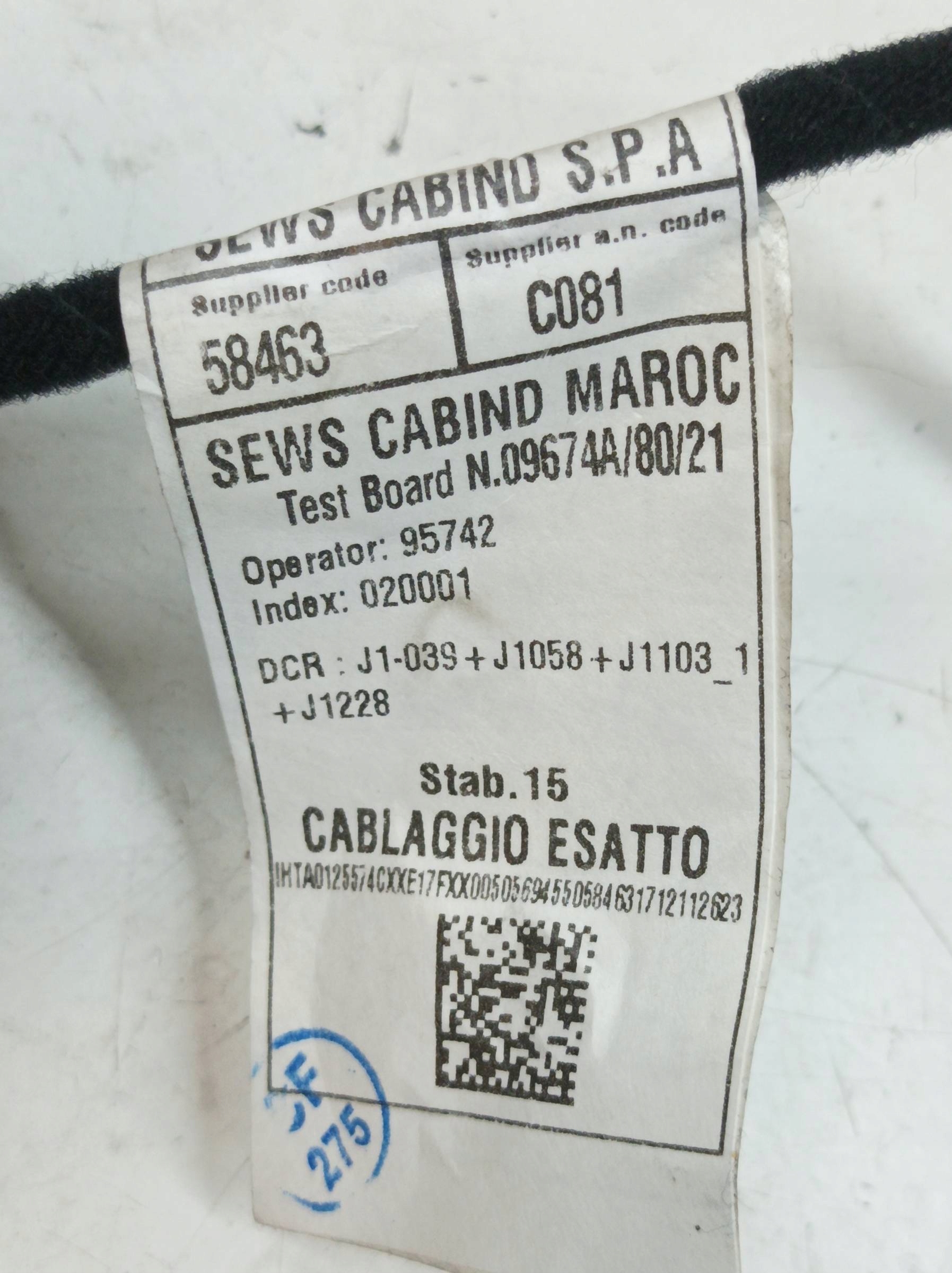 cablaggio 00505694550 Alfa Romeo Tonale e ( (2022- )