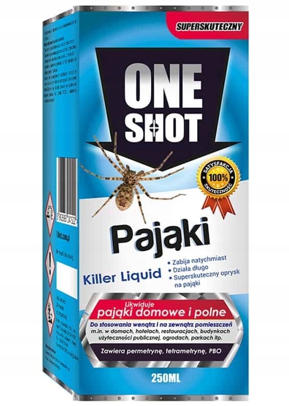 

Dwuskładnikowy Środek Na Pająki One Shot 250 ML