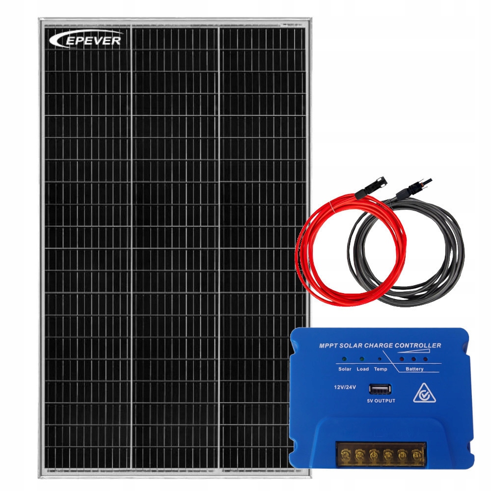 Solární Sada 150W Fotovoltaický Mppt Monokrystalický