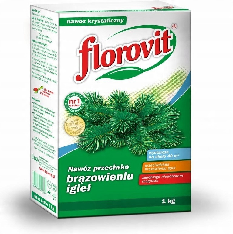 

Nawóz Iglak Antybrąz 1kg Florovit